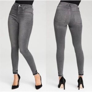 Good American Good Legs Crop Raw Edge